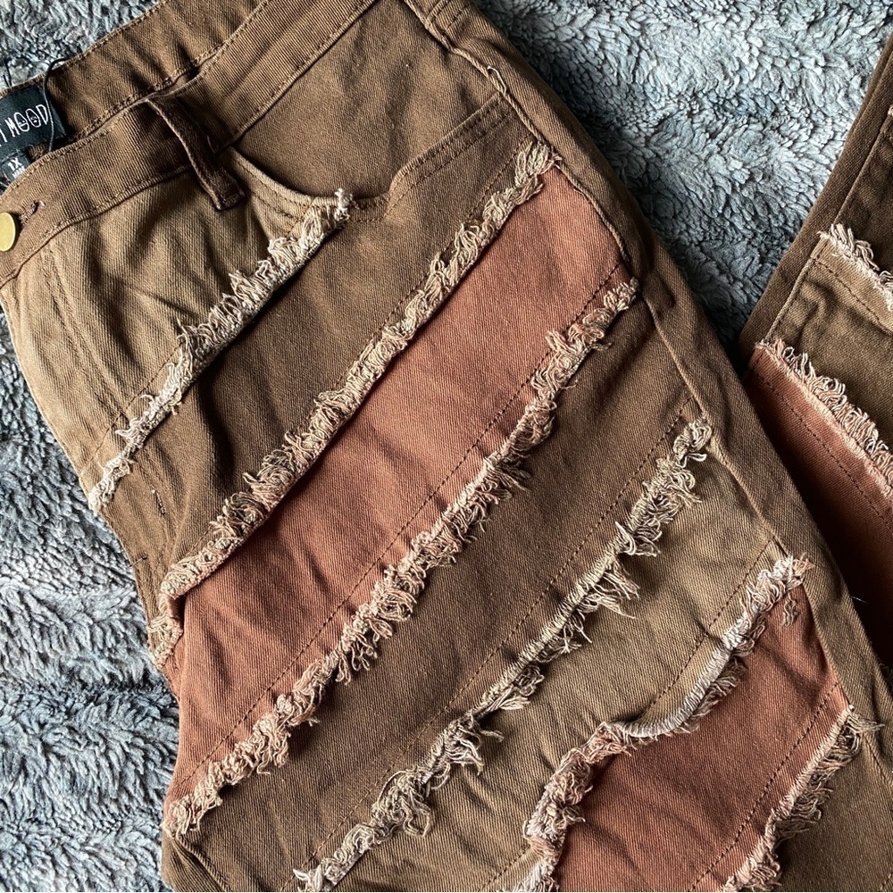 Dolls Kill Ride The Wind Patchwork Jean - Picture 10 of 11